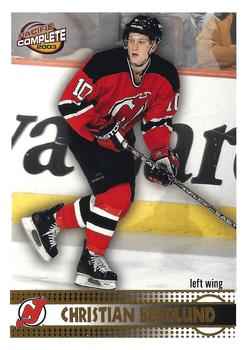 2002-03 Pacific Crown Royale - 2002-03 Pacific Complete #509 Christian Berglund Front
