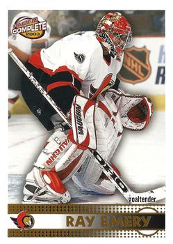 2002-03 Pacific Crown Royale - 2002-03 Pacific Complete #566 Ray Emery Front