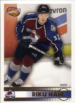 2002-03 Pacific Crown Royale - 2002-03 Pacific Complete #541 Riku Hahl Front