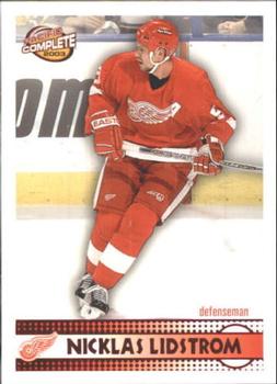 2002-03 Pacific Crown Royale - 2002-03 Pacific Complete Red #1 Nicklas Lidstrom Front