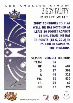 2003-04 Pacific Crown Royale - 2003-04 Pacific Complete #167 Ziggy Palffy Back