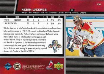  (CI) Kevin Weekes Hockey Card 2003-04 Titanium Retail
