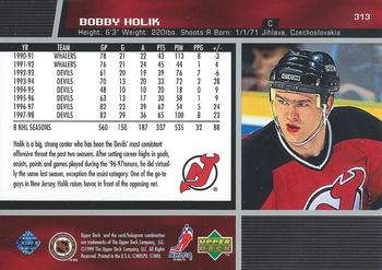 1998-99 Upper Deck Gold Reserve #313 Bobby Holik Back