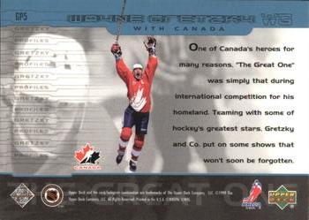 1999-00 Upper Deck - Gretzky Profiles #GP5 Wayne Gretzky Back