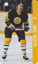 1983-84 Souhaits Renaissance NHL Collection Key Tags #NNO Gord Kluzak / Raymond Bourque Front