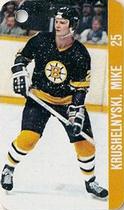 1983-84 Souhaits Renaissance NHL Collection Key Tags #NNO Mike Krushelnyski / Mike Milbury Front
