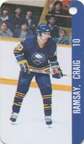 1983-84 Souhaits Renaissance NHL Collection Key Tags #NNO Tony McKegney / Craig Ramsay Back