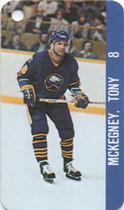 1983-84 Souhaits Renaissance NHL Collection Key Tags #NNO Tony McKegney / Craig Ramsay Front