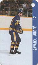 1983-84 Souhaits Renaissance NHL Collection Key Tags #NNO Gilbert Perreault / Andre Savard Back