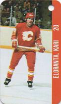 1983-84 Souhaits Renaissance NHL Collection Key Tags #NNO Jamie Hislop / Kari Eloranta Back