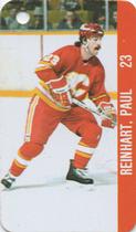1983-84 Souhaits Renaissance NHL Collection Key Tags #NNO Paul Reinhart / Jim Peplinski Front