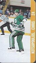 1983-84 Souhaits Renaissance NHL Collection Key Tags #NNO Chris Kotsopoulos / Mark Renaud Front