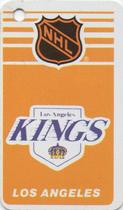 1983-84 Souhaits Renaissance NHL Collection Key Tags #NNO Kings Logo / Jerry Korab Front