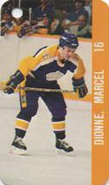 1983-84 Souhaits Renaissance NHL Collection Key Tags #NNO Marcel Dionne / Jim Fox Front