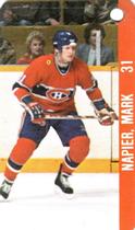 1983-84 Souhaits Renaissance NHL Collection Key Tags #NNO Gilbert Delorme / Mark Napier Back