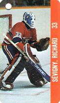 1983-84 Souhaits Renaissance NHL Collection Key Tags #NNO Richard Sevigny / NHLPA Logo Front