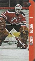 1983-84 Souhaits Renaissance NHL Collection Key Tags #NNO Devils Logo / Glenn Resch Back