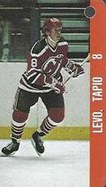 1983-84 Souhaits Renaissance NHL Collection Key Tags #NNO Jeff Larmer / Tapio Levo Back