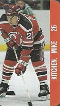 1983-84 Souhaits Renaissance NHL Collection Key Tags #NNO Mike Kitchen / NHLPA Logo Front