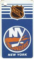 1983-84 Souhaits Renaissance NHL Collection Key Tags #NNO Islanders Logo / Tomas Jonsson Front