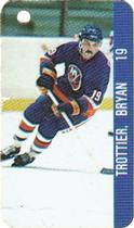 1983-84 Souhaits Renaissance NHL Collection Key Tags #NNO Bryan Trottier / Brent Sutter Front