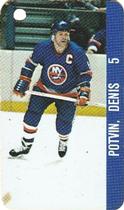 1983-84 Souhaits Renaissance NHL Collection Key Tags #NNO Denis Potvin / Stefan Persson Front