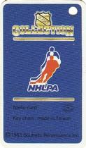 1983-84 Souhaits Renaissance NHL Collection Key Tags #NNO Butch Goring / NHLPA Logo Back
