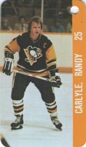 1983-84 Souhaits Renaissance NHL Collection Key Tags #NNO Mike Bullard / Randy Carlyle Back