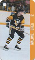 1983-84 Souhaits Renaissance NHL Collection Key Tags #NNO Greg Malone / Doug Shedden Front