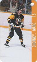 1983-84 Souhaits Renaissance NHL Collection Key Tags #NNO Pat Boutette / Marc Chorney Back
