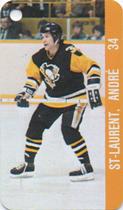 1983-84 Souhaits Renaissance NHL Collection Key Tags #NNO Andre St. Laurent / NHLPA Logo Front