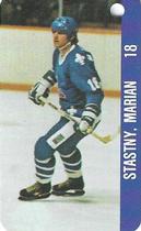 1983-84 Souhaits Renaissance NHL Collection Key Tags #NNO Michel Goulet / Marian Stastny Back