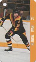 1983-84 Souhaits Renaissance NHL Collection Key Tags #NNO Ivan Hlinka / Dave Williams Front