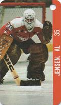 1983-84 Souhaits Renaissance NHL Collection Key Tags #NNO Doug Jarvis / Al Jensen Back