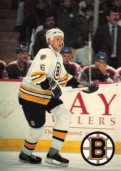 1989-90 Sports Action Boston Bruins Update #NNO Gord Kluzak Front
