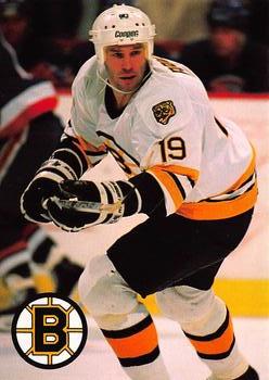 1989-90 Sports Action Boston Bruins Update #NNO Dave Poulin Front