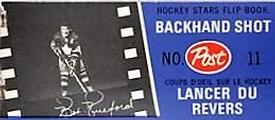 1967-68 Post Hockey Stars Flip Books #11 Ralph Backstrom / Bob Pulford Back
