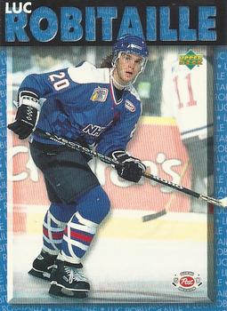 1995-96 Upper Deck Post Cereal #8 Luc Robitaille Front