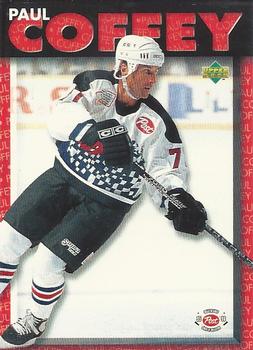 1995-96 Upper Deck Post Cereal #16 Paul Coffey Front