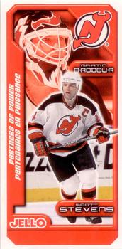 1999-00 Kraft / Post Collection - Jell-O Pudding Snacks Partners of Power #NNO Martin Brodeur / Scott Stevens Front