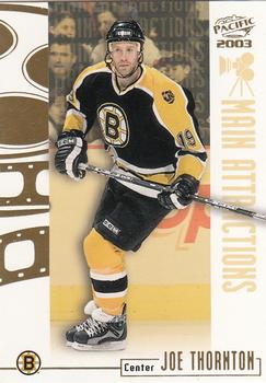 2002-03 Pacific - Main Attractions #3 Joe Thornton Front