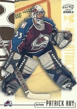 2002-03 Pacific - Main Attractions #5 Patrick Roy Front