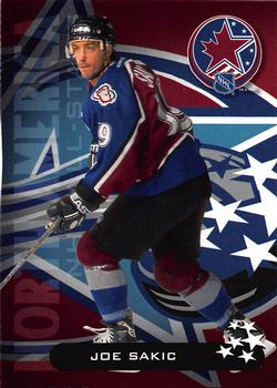2001 Nortel Networks All-Star Game Sheets #8 Joe Sakic Front