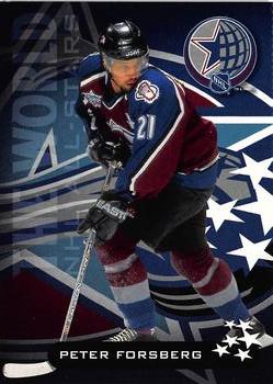 2001 Nortel Networks All-Star Game Sheets #2 Peter Forsberg Front