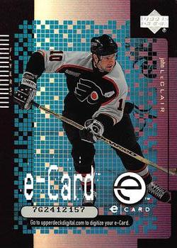 2000-01 Upper Deck - e-Cards #EC5 John LeClair Front