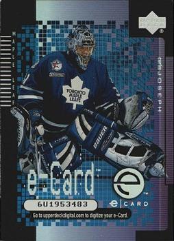 2000-01 Upper Deck - e-Cards #EC6 Curtis Joseph Front
