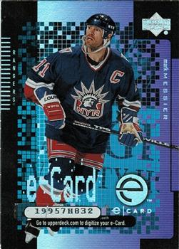 2000-01 Upper Deck - e-Cards #EC8 Mark Messier Front