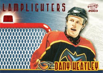 2002-03 Pacific - Lamplighters #1 Dany Heatley Front