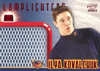 2002-03 Pacific - Lamplighters #2 Ilya Kovalchuk Front