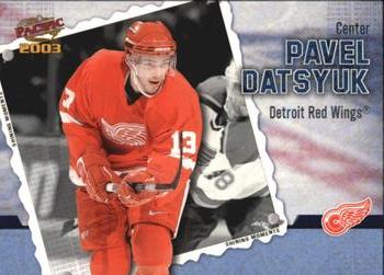 2002-03 Pacific - Shining Moments #5 Pavel Datsyuk Front